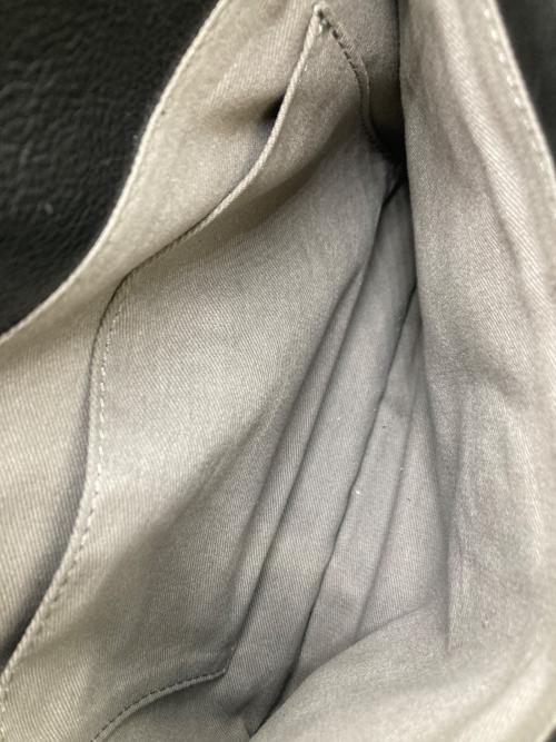 ultima tokyo（ウルティマトーキョー）ultima TOKYO (ウルティマトーキョー) フラップレザーショルダーバッグ ブラックの古着・服飾アイテム