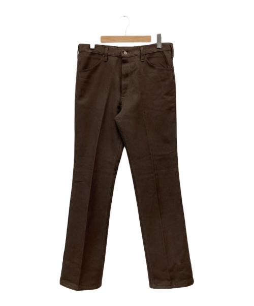 Wrangler（ラングラー）Wrangler (ラングラー) ランチャードレスパンツ ブラウン サイズ:34の古着・服飾アイテム