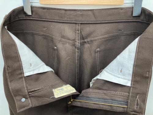 Wrangler（ラングラー）Wrangler (ラングラー) ランチャードレスパンツ ブラウン サイズ:34の古着・服飾アイテム