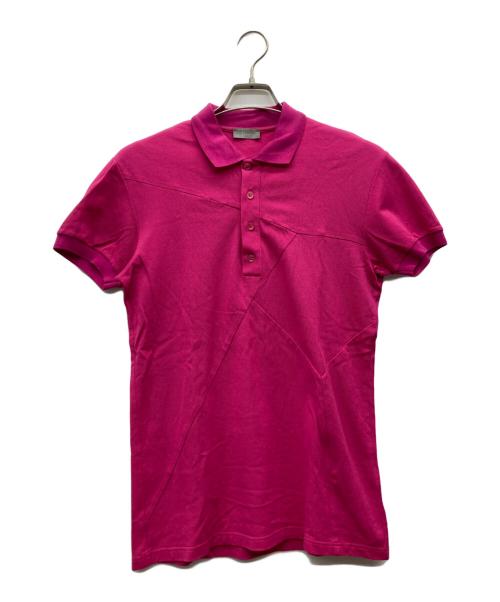 DIOR HOMME（ディオール オム）Dior Homme (ディオール オム) ポロシャツ ピンク サイズ:XSの古着・服飾アイテム