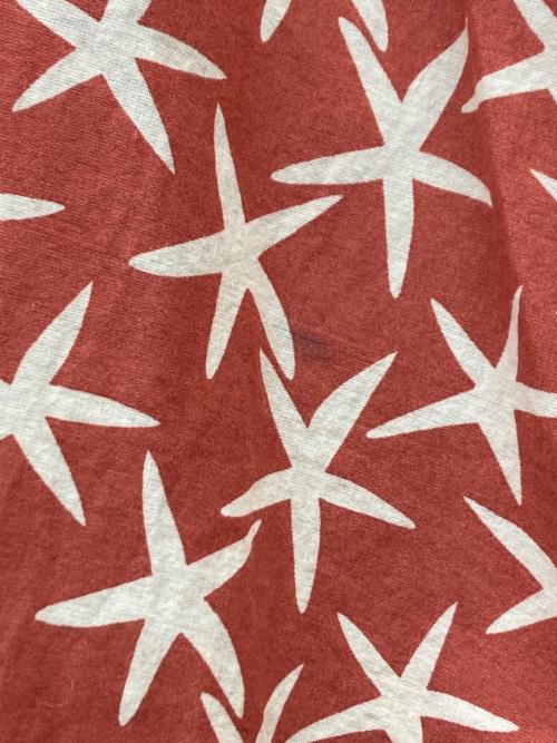 MARIHA（マリハ）MARIHA (マリハ) TOMORROW LAND (トゥモローランド) スターフィッシュプリントロングワンピース レッド サイズ:表記なしの古着・服飾アイテム