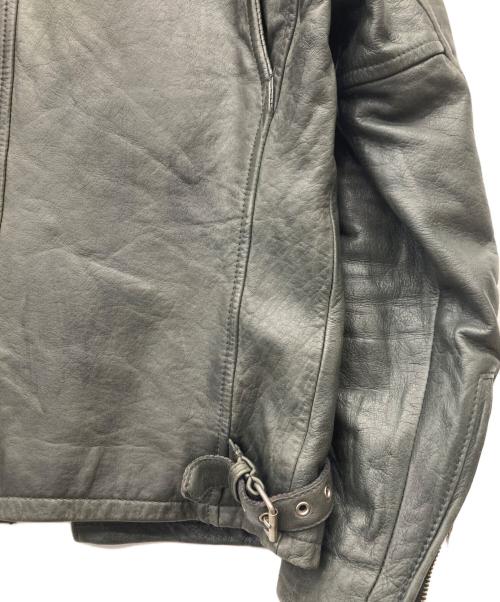 Schott（ショット）Schott (ショット) レーシングレザーブルゾン オリーブ サイズ:Sの古着・服飾アイテム