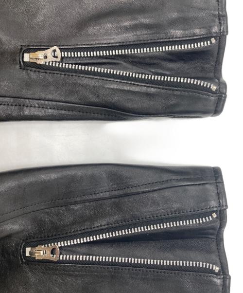 Schott（ショット）Schott (ショット) NEW DOUBLE BREST RIDERS/ニュー ダブル ブレスト ライダース/ラムレザージャケット/ライダースジャケット ブラック サイズ:Mの古着・服飾アイテム