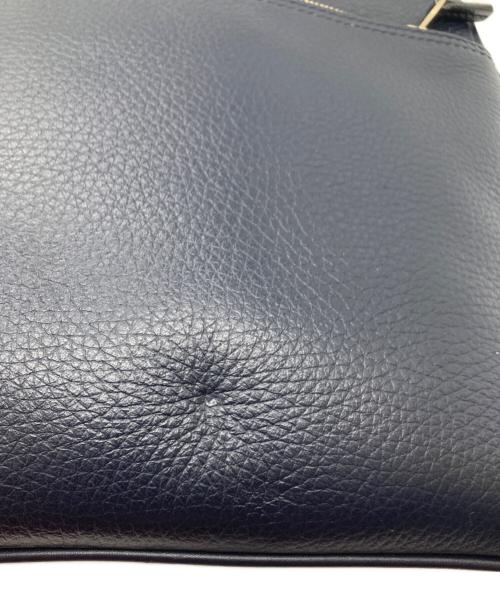 SMYTHSON（スマイソン）SMYTHSON (スマイソン) クラッチバッグ ネイビーの古着・服飾アイテム