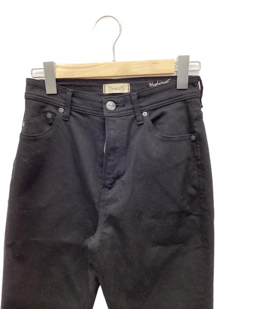YANUK（ヤヌーク）YANUK (ヤヌーク) High Waist RUTH パンツ/ハイウエストRUTH デニムパンツ ブラック サイズ:25の古着・服飾アイテム