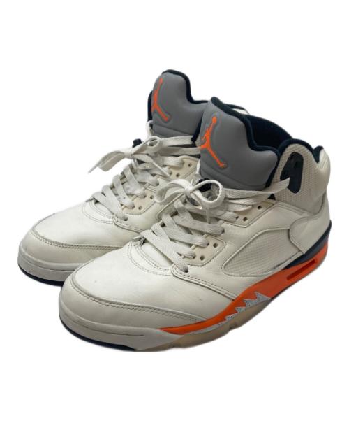 NIKE（ナイキ）NIKE (ナイキ) AIR JORDAN 5 ORANGE BLAZE//エアジョーダン5 オレンジブレイズ/ジョーダン5 ホワイト サイズ:26の古着・服飾アイテム