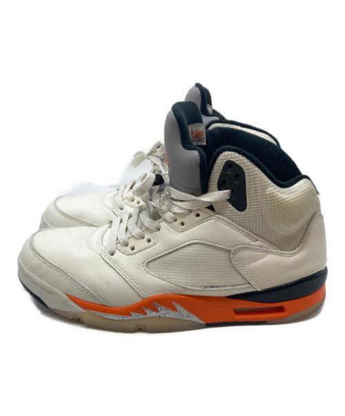 NIKE（ナイキ）NIKE (ナイキ) AIR JORDAN 5 ORANGE BLAZE//エアジョーダン5 オレンジブレイズ/ジョーダン5 ホワイト サイズ:26の古着・服飾アイテム