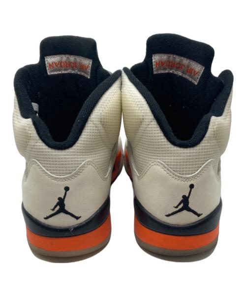 NIKE（ナイキ）NIKE (ナイキ) AIR JORDAN 5 ORANGE BLAZE//エアジョーダン5 オレンジブレイズ/ジョーダン5 ホワイト サイズ:26の古着・服飾アイテム