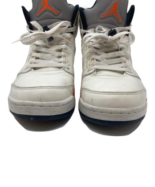NIKE（ナイキ）NIKE (ナイキ) AIR JORDAN 5 ORANGE BLAZE//エアジョーダン5 オレンジブレイズ/ジョーダン5 ホワイト サイズ:26の古着・服飾アイテム
