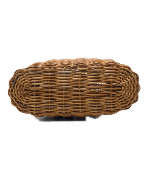 ebagos（エバゴス）ebagos (エバゴス) 22AW 紅籐 スイッチハンドルブライドルレザー かごバッグ/かごバッグ ベージュの古着・服飾アイテム