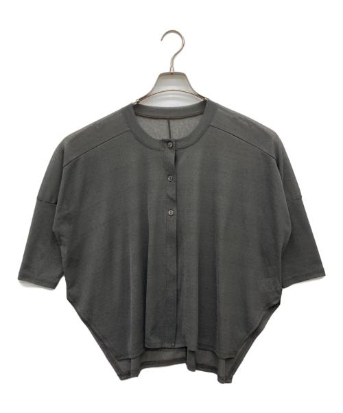 mic design project（ミック デザイン プロジェクト）mic design project (ミック デザイン プロジェクト) シアーカーディガン グレー サイズ:38の古着・服飾アイテム