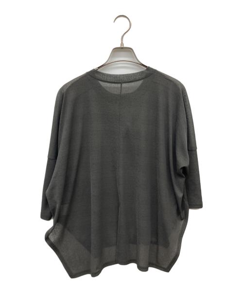 mic design project（ミック デザイン プロジェクト）mic design project (ミック デザイン プロジェクト) シアーカーディガン グレー サイズ:38の古着・服飾アイテム