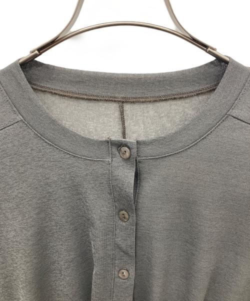 mic design project（ミック デザイン プロジェクト）mic design project (ミック デザイン プロジェクト) シアーカーディガン グレー サイズ:38の古着・服飾アイテム