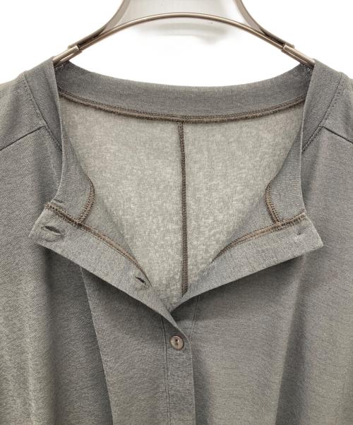 mic design project（ミック デザイン プロジェクト）mic design project (ミック デザイン プロジェクト) シアーカーディガン グレー サイズ:38の古着・服飾アイテム