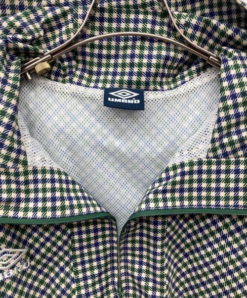 UMBRO（アンブロ）UMBRO (アンブロ) FREAK'S STORE (フリークストア) 別注 Anorak Parka 25SS/別注アノラックパーカー グリーン×ブルー サイズ:FREEの古着・服飾アイテム