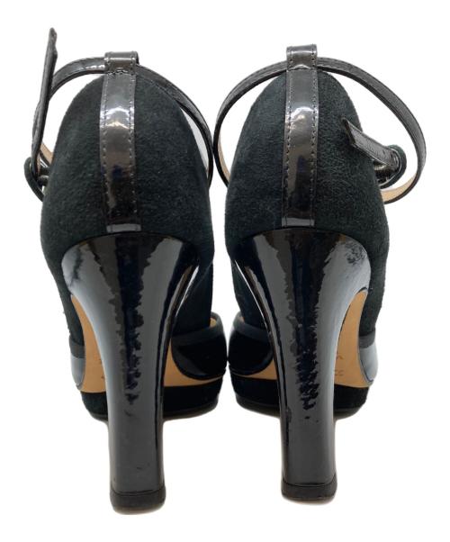 repetto（レペット）repetto (レペット) ストラプヒールパンプス ブラック サイズ:39の古着・服飾アイテム