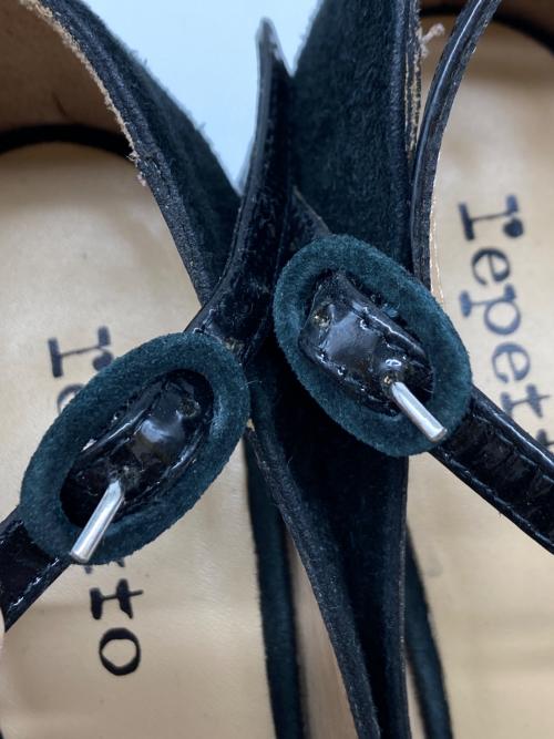 repetto（レペット）repetto (レペット) ストラプヒールパンプス ブラック サイズ:39の古着・服飾アイテム