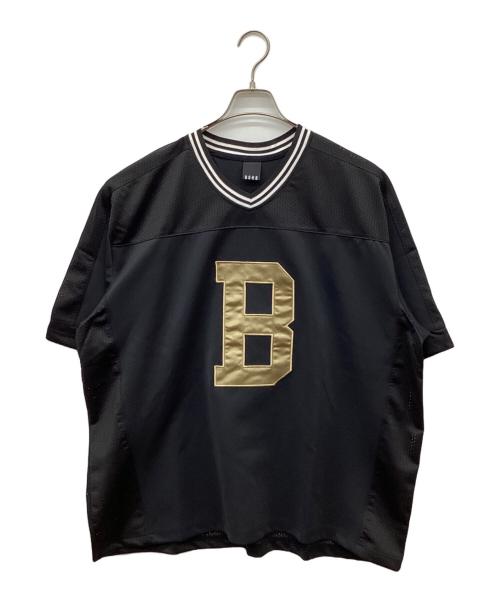 BAGARCH（バガーチ）BAGARCH (バガーチ) FOOTBALL JERSEY/フットボールジャージー/フットボールTシャツ ブラック サイズ:Lの古着・服飾アイテム