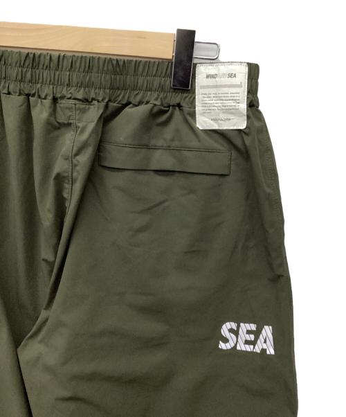 WIND AND SEA（ウィンダンシー）WIND AND SEA (ウィンダンシー) リフレクターロゴショートパンツ オリーブ サイズ:XLの古着・服飾アイテム