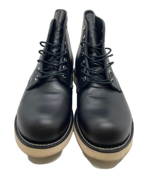 RED WING（レッドウィング）RED WING (レッドウィング) 6-inch Classic Round/+6インチクラシックラウンド/ワークブーツ/ブーツ/25年製 ブラック サイズ:SIZE 9 1/2Dの古着・服飾アイテム