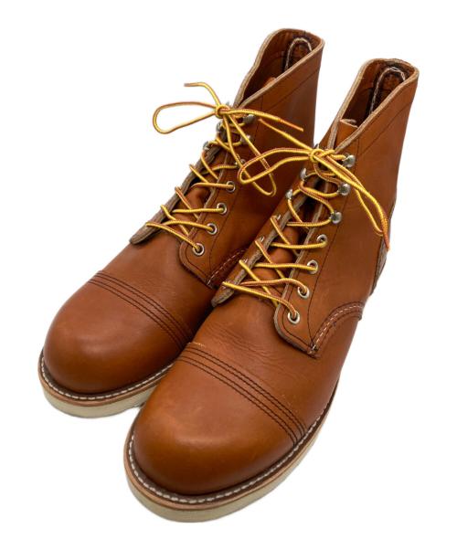 RED WING（レッドウィング）RED WING (レッドウィング) Iron Ranger Traction Tred/アイアンレンジャー  トラクショントレッド/ワークブーツ/2023年製 ブラウン サイズ:US9の古着・服飾アイテム