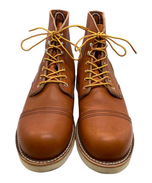 RED WING（レッドウィング）RED WING (レッドウィング) Iron Ranger Traction Tred/アイアンレンジャー  トラクショントレッド/ワークブーツ/2023年製 ブラウン サイズ:US9の古着・服飾アイテム