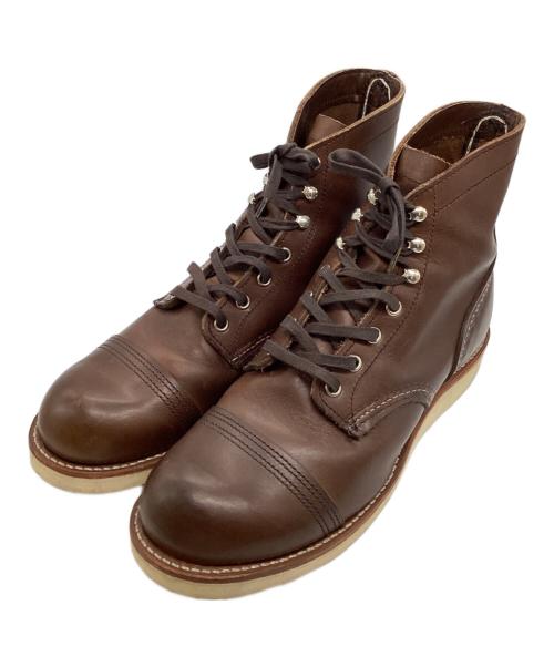 RED WING（レッドウィング）RED WING (レッドウィング) Iron Ranger Traction Tred/アイアンレンジャー  トラクショントレッド/ワークブーツ/2023年製 ブラウン サイズ:SIZE 9Dの古着・服飾アイテム