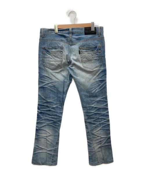 TORNADO MART（トルネードマート）TORNADO MART (トルネードマート) シワ加工デニムパンツ インディゴ サイズ:LLの古着・服飾アイテム