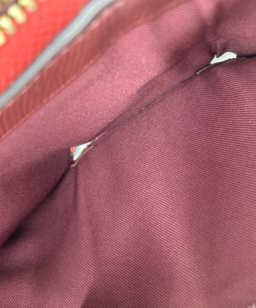 COACH（コーチ）COACH (コーチ) 3つ折り財布 レッドの古着・服飾アイテム