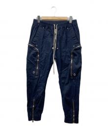 RICK OWENS（リックオウエンス）の古着「BAUHAUS CARGO PANTS」｜ネイビー