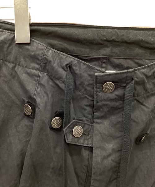 KAPITAL（キャピタル）KAPITAL (キャピタル) リップストップ ジャンボカーゴパンツ ブラック サイズ:Lの古着・服飾アイテム