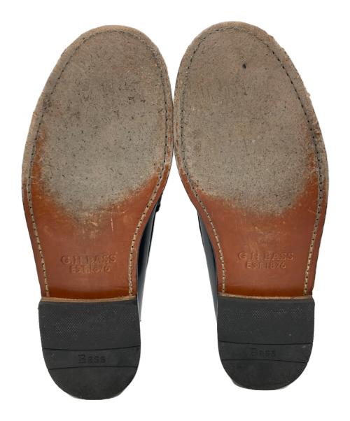 G.H.BASS（ジーエイチバス）G.H.BASS (ジーエイチバス) コインローファー/LARSON ブラック サイズ:42の古着・服飾アイテム