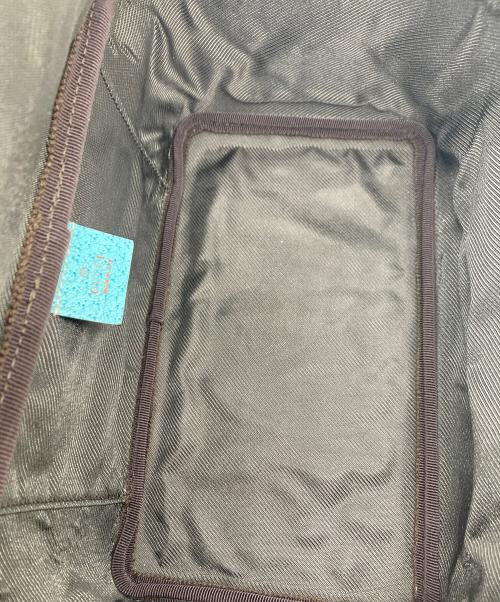 GUCCI（グッチ）GUCCI (グッチ) GGキャンバス バニティバッグ ベージュ×ブルーの古着・服飾アイテム