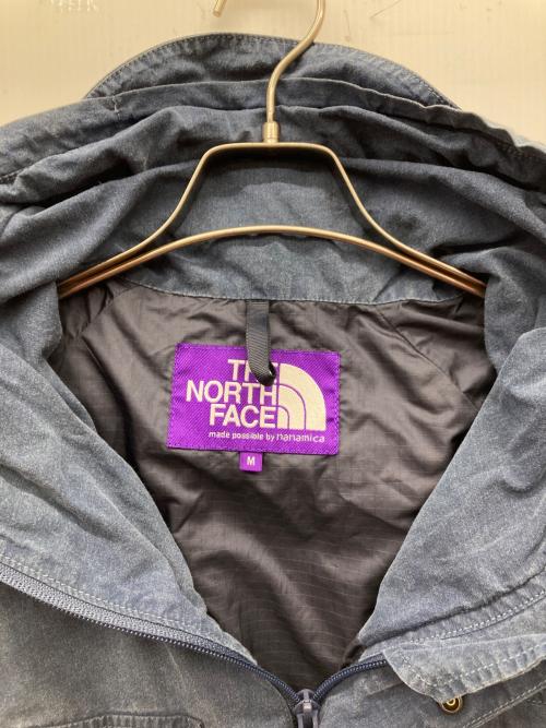 THE NORTHFACE PURPLELABEL（ザ・ノースフェイス パープルレーベル）THE NORTHFACE PURPLELABEL (ザ・ノースフェイス パープルレーベル) インディゴ染めマウンテンパーカー ブルー サイズ:Mの古着・服飾アイテム