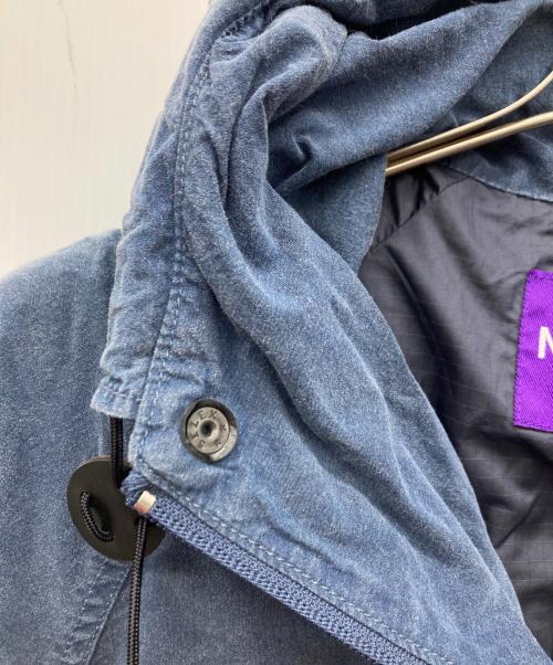 THE NORTHFACE PURPLELABEL（ザ・ノースフェイス パープルレーベル）THE NORTHFACE PURPLELABEL (ザ・ノースフェイス パープルレーベル) インディゴ染めマウンテンパーカー ブルー サイズ:Mの古着・服飾アイテム