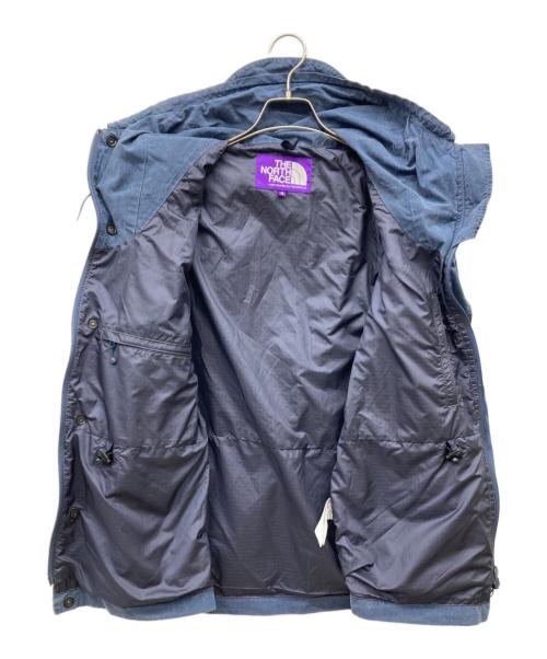 THE NORTHFACE PURPLELABEL（ザ・ノースフェイス パープルレーベル）THE NORTHFACE PURPLELABEL (ザ・ノースフェイス パープルレーベル) インディゴ染めマウンテンパーカー ブルー サイズ:Mの古着・服飾アイテム