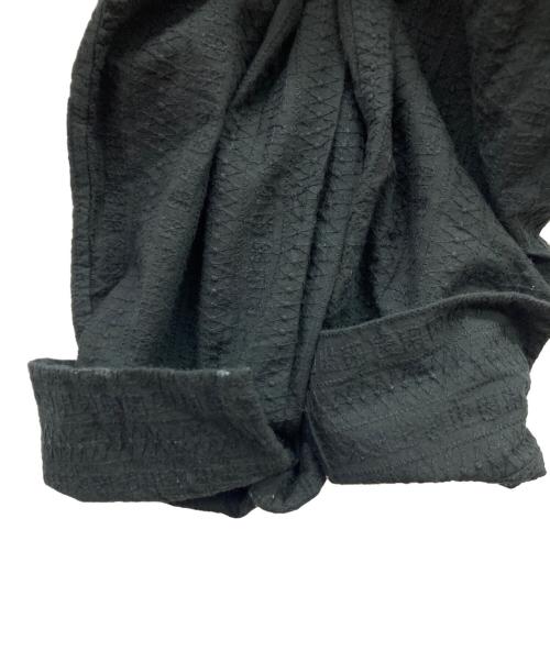 SHINYA KOZUKA（シンヤコズカ）SHINYA KOZUKA (シンヤコズカ) 刺繍パターンL/Sシャツ ブラック サイズ:Mの古着・服飾アイテム