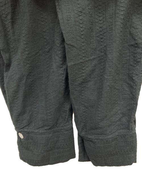 SHINYA KOZUKA（シンヤコズカ）SHINYA KOZUKA (シンヤコズカ) 刺繍パターンL/Sシャツ ブラック サイズ:Mの古着・服飾アイテム