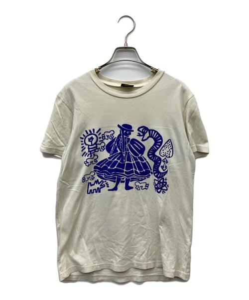 worlds end（ワールドエンド）worlds end (ワールドエンド) KEITH HARING S/S T-SHIRT ベージュ サイズ:記載なしの古着・服飾アイテム