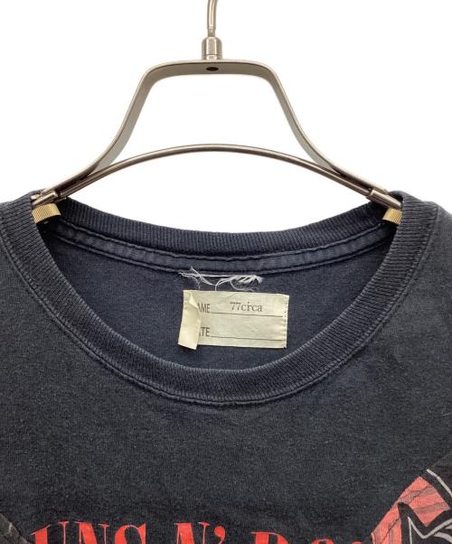 77circa（ナナナナサーカ）77circa (ナナナナサーカ) リメイクバンドTシャツワンピース ブラック サイズ:-の古着・服飾アイテム