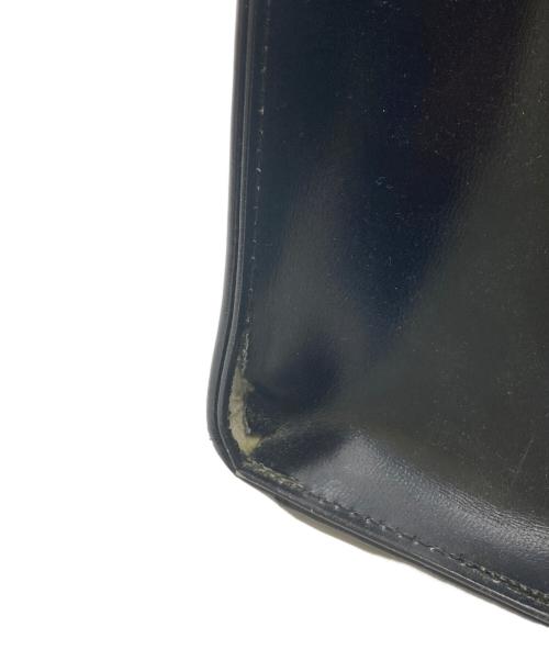 Yves Saint Laurent（イヴサンローラン）Yves Saint Laurent (イヴサンローラン) YSLロゴ トップハンドルハンドバッグ ブラックの古着・服飾アイテム