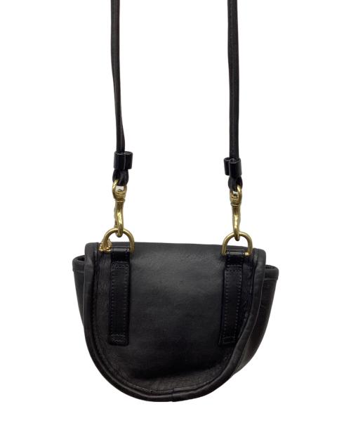 COACH（コーチ）COACH (コーチ) レザーミニポシェット ブラックの古着・服飾アイテム