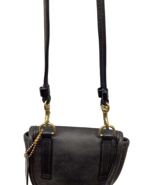 COACH（コーチ）COACH (コーチ) レザーミニポシェット ブラックの古着・服飾アイテム