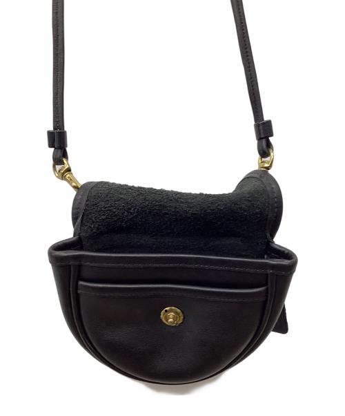 COACH（コーチ）COACH (コーチ) レザーミニポシェット ブラックの古着・服飾アイテム