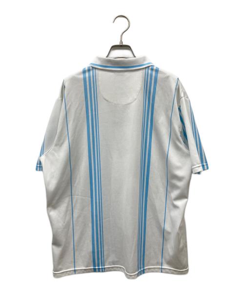 NIKE（ナイキ）NIKE (ナイキ) SUPREME (シュプリーム) JEWEL STRIPE SOCCER JERSEY/ジュエルストライプサッカージャージ ホワイト サイズ:Ｍの古着・服飾アイテム