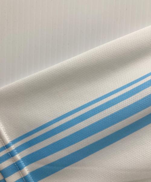 NIKE（ナイキ）NIKE (ナイキ) SUPREME (シュプリーム) JEWEL STRIPE SOCCER JERSEY/ジュエルストライプサッカージャージ ホワイト サイズ:Ｍの古着・服飾アイテム