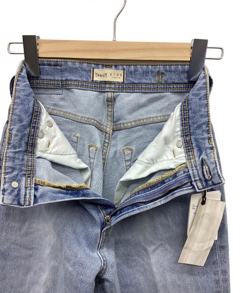 YANUK（ヤヌーク）YANUK (ヤヌーク) ETRE TOKYO (エトレトウキョウ) YANUK×ETRE TOKYO Center Crease Straight Denim インディゴ サイズ:23 未使用品の古着・服飾アイテム