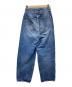 MM6 Maison Margiela (エムエムシックスメゾンマルジェラ) ウォッシュ加工ワイドデニムパンツ インディゴ サイズ:38：20000円