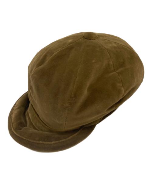 NUMBER (N)INE（ナンバーナイン）NUMBER (N)INE (ナンバーナイン) ベロアキャスケット ブラウンの古着・服飾アイテム