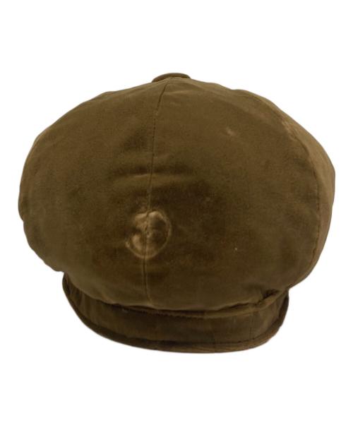 NUMBER (N)INE（ナンバーナイン）NUMBER (N)INE (ナンバーナイン) ベロアキャスケット ブラウンの古着・服飾アイテム